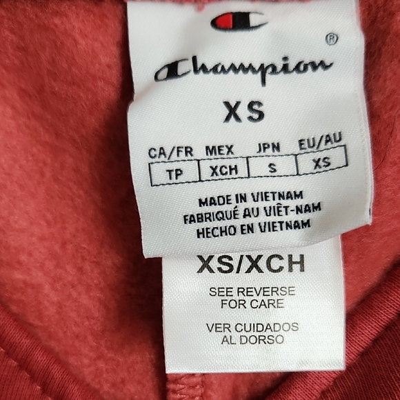 Champion Red Joggers Soft Fabric Relaxed Fit - Picture 3 of 7